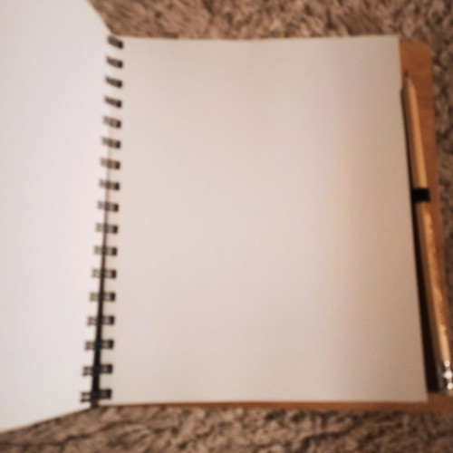 Wooden notebook new with 50 pages