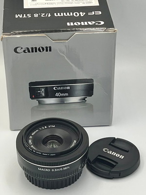 Canon EF 40mm f/2.8 STM φακός σαν καινούργιος