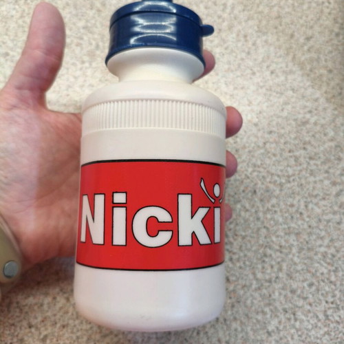 Nicki Plastic Kids Water Bottle new