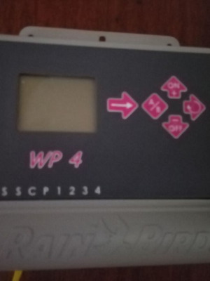 Rain Bird WP4 irrigation controller with Rainbird DV 100 valves, like new