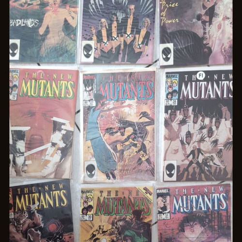 New Mutants comics #20, #24-31 by Chris Claremont & Bill Sienkiewicz