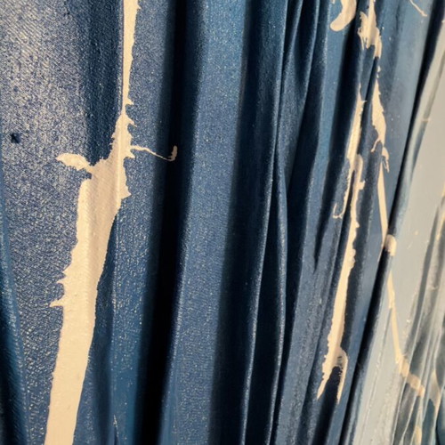 Big Blue painting new, unique technique and aesthetic