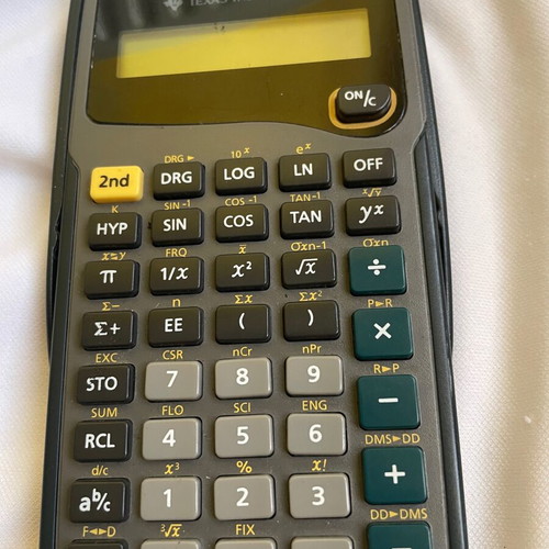 TI-30XA calculator vintage professional used