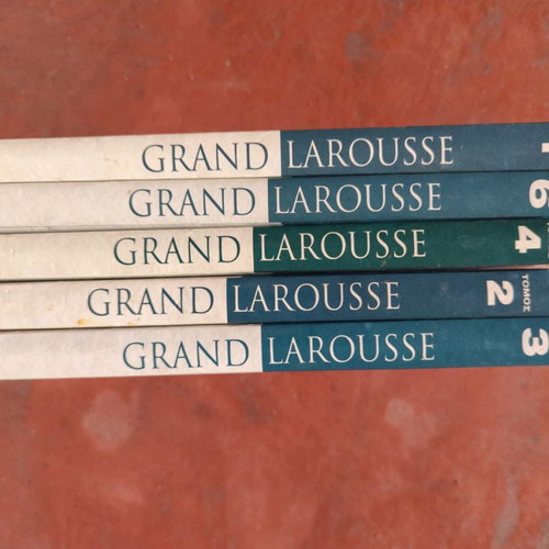 Grand Larousse encyclopedia pack of 5 volumes Greek Grammata editions