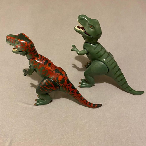 Playmobil dinosaurs used