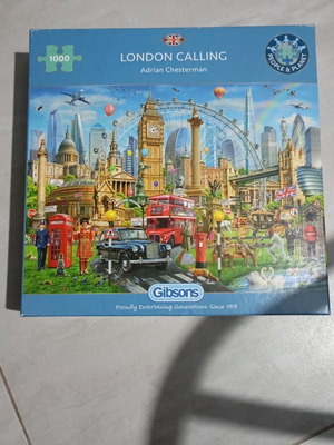 Puzzle 1000 pieces new, London Calling by Gibsons