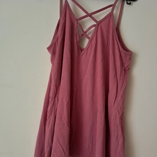 Women's camisole top used with back design, size M
