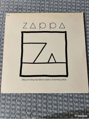 Zappa Ship Arriving Too Late To Save A Drowning Witch cover used