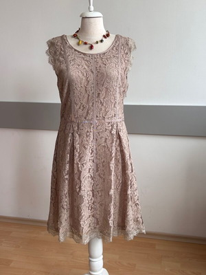 Rosemunde elegant lace dress like new, beige, size L
