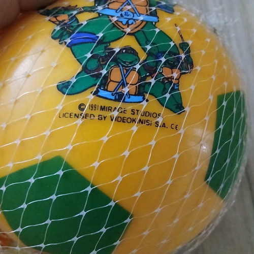 Teenage Mutant Turtles 90s ball new, vintage 1991 Mirage Studios