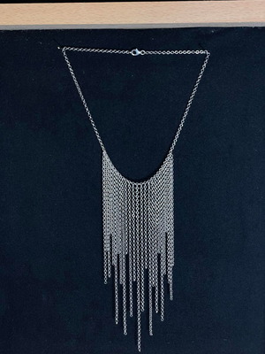 Silver handmade necklace new