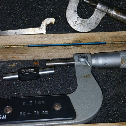 Micrometer 50-75mm used, vintage, very good condition