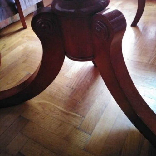 American Home dining table round vintage used