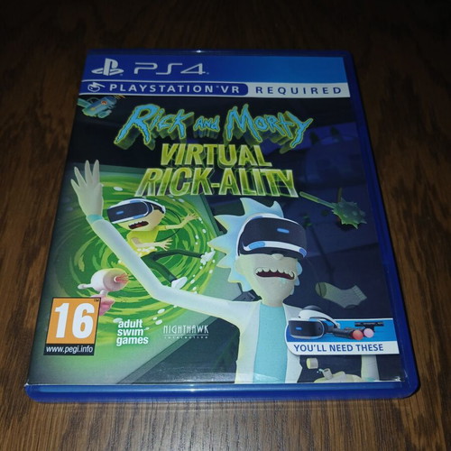 Rick and Morty Virtual Rick-ality PS4 game like new
