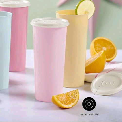 Tupperware vintage set of 4 children's cups 470ml