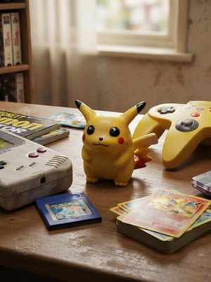 Vintage Pokémon Pikachu figure 1998-1999, like new, TOMY Nintendo