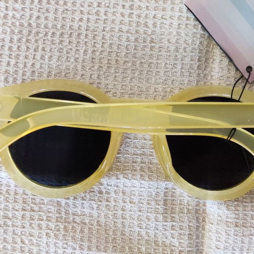 Solo-Solis NDL5548 sunglasses new, yellow cream frame
