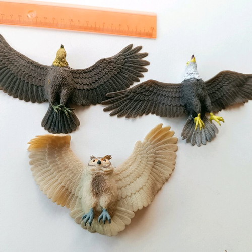Deagostini Falcons & Co Raptors like new, pack of 3 figures