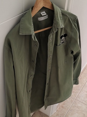 Zara shirt 13-14 years khaki used, size 164 cm