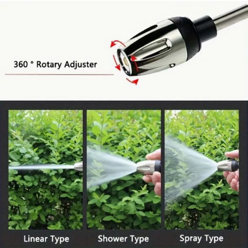 Spray gun with high-pressure nozzle and foam container new
