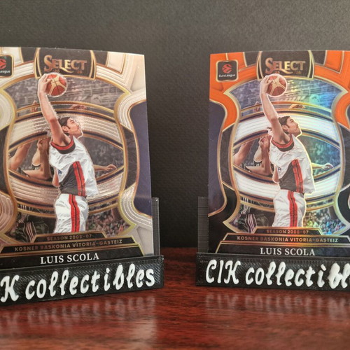 Panini Select Euroleague Basconia Luis Scola card lot 2 new