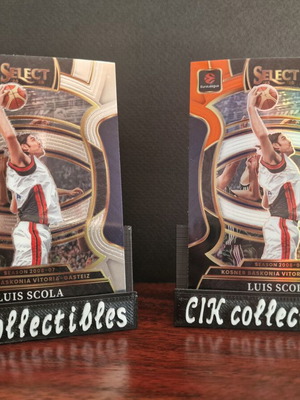 Panini Select Euroleague Basconia Luis Scola card lot 2 new