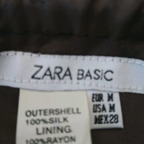 Zara skirt used brown polka dot size medium