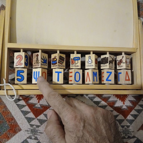 Chalkboard like new for learning letters and numbers