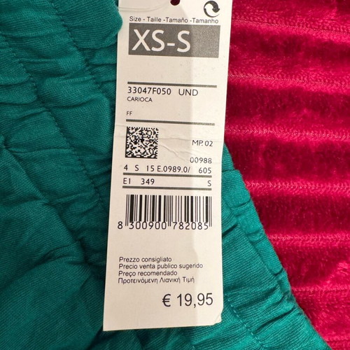 Benetton women's shorts new, size XS-S, blue and turquoise