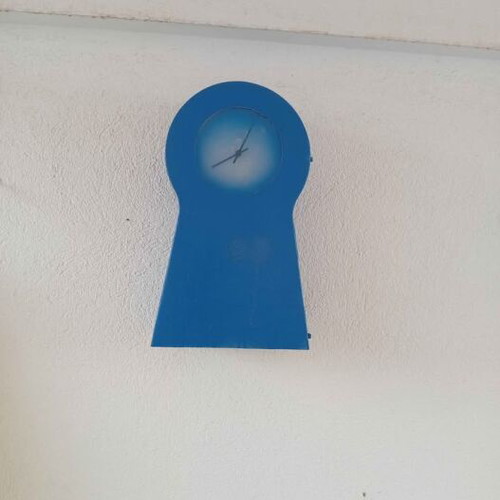 Clock with cabinet used, dimensions 45x27x14 cm