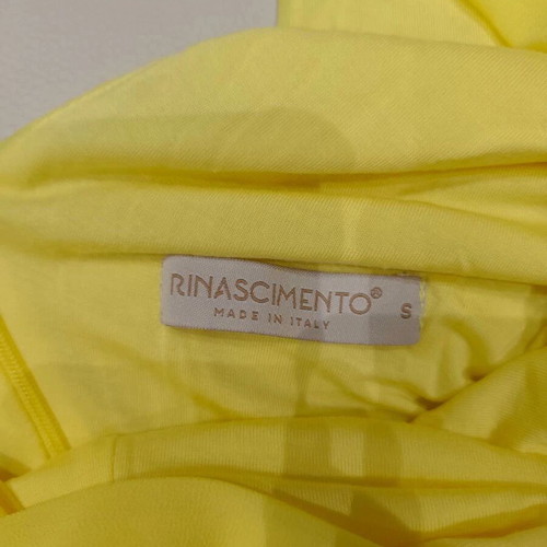 Rinascimento yellow jumpsuit Small like new