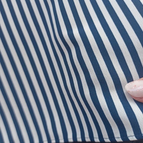 Zara lace striped blouse size S like new, blue and white