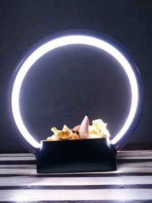 Eco Lumina table lamp new, biodegradable plastic design