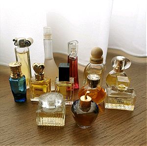 12 συλλεκτικές μινιατούρες αρωμάτων, collectible parfum miniatures, Eau de Parfum, eau de toilette