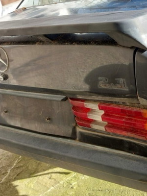 Hella spoiler for Mercedes Benz 190e W201, genuine unpainted