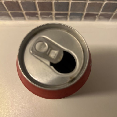 Coca Cola Woman collectible used, empty can