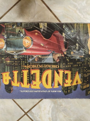 Vendetta El Greco board game used, missing some figures