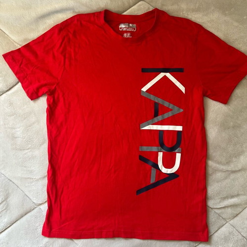 Kappa t shirt like new, red, size 164 cm for 14 years old
