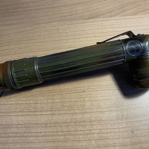 Military Style Flashlight used with Color Changing Lenses