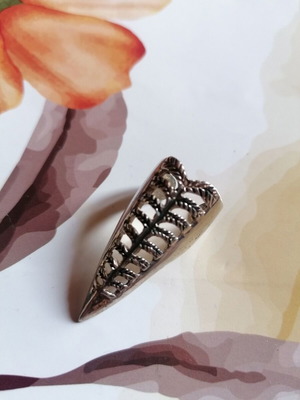 Silver FingerTip Claw Ring new, gothic metal fantasy style