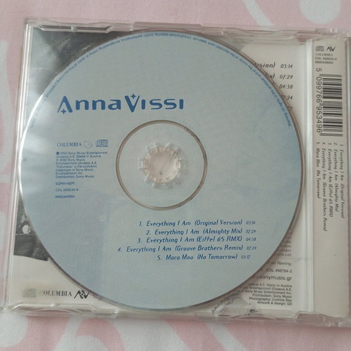 Anna Vissi Everything I Am CD like new, pop