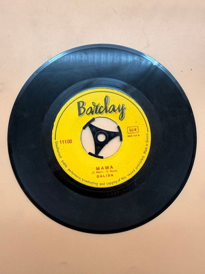 Dalida Mama Ne Reviens Pas Mon Amour 7-inch vinyl record used
