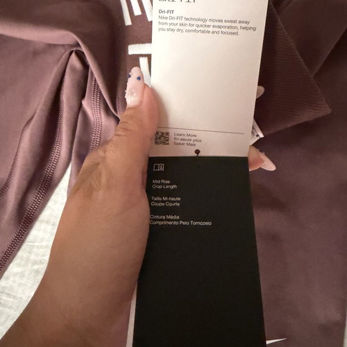 Nike Pro leggings new, brown, size S