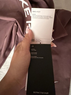 Nike Pro leggings new, brown, size S