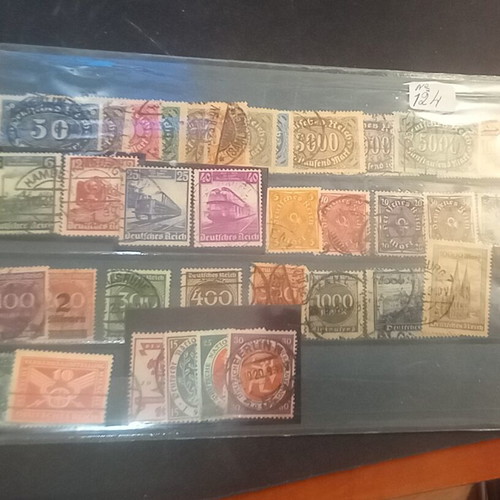 German stamps collection Deutsches Reich 1920-1930 used