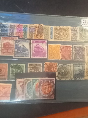 German stamps collection Deutsches Reich 1920-1930 used