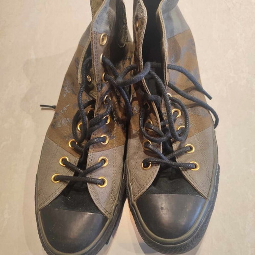 Converse All Star athletic shoes like new, size 42.5, black and brown