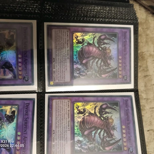 Yu-Gi-Oh Divine Scorpion Beast of Serket like new, 1st edition