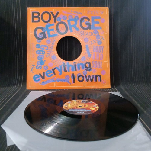 Boy George Everything I Own vinyl record used in good condition