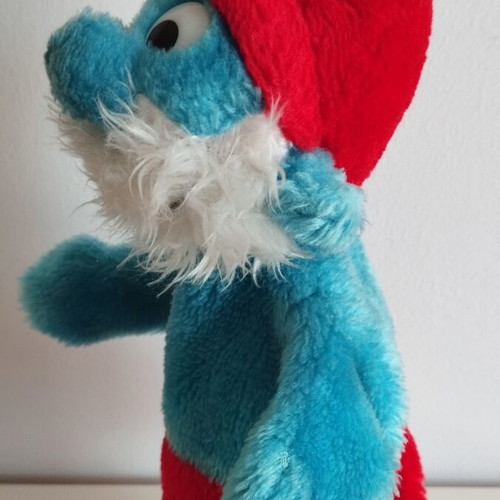 Barba-Stroumf vintage hand puppet used